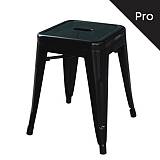 RELIX Σκαμπό-Pro, Στοιβαζόμενο, Μέταλλο Βαφή Μαύρο Ε-00015476 Ε5195,1