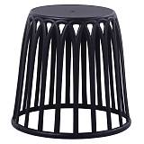 SABA Σκαμπό, Στοιβαζόμενο, PP-UV Μαύρο Ε-00021590 Ε383,2