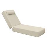 SUNLOUNGER Μαξιλάρι Ξαπλώστρας 20cm, Προσκέφαλο, Ύφασμα Water Repellent Sandy, Φερμουάρ Ε-00026400 Ε2014,70