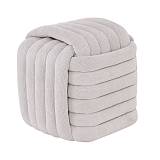 TAB Σκαμπό Βοηθητικό, Ύφασμα Απόχρωση Sandy Grey Ε-00025981 Ε7041,1