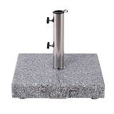 ΒΑΣΗ ομπρέλας τετράγωνη Γρανίτης/Inox #304 (40Kg) Ε-00025731 Ε932