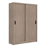 VANITY Ντουλάπα Δίφυλλη - Συρόμενη, Απόχρωση Sonoma Oak Ε-00025943 Ε7354,3