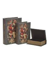 ΚΟΥΤΙ/ΒΙΒΛΙΟ MERRY XMAS PU 21X8X29