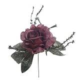 ΛΟΥΛΟΥΔΙ ΥΦΑΣΜΑΤΙΝΟ ΚΟΚΚΙΝΟ 22cm INART