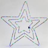 ΑΣΤΕΡΙ ΤΡΙΠΛΟ 4.70M LED ΦΩΤΟΣΩΛΗΝΑΣ ΜΕ ΠΡΟΓΡΑΜΜΑ ΧΡΩΜΑΤΙΣΤΟ 60X60CM IP44 Eurolamp