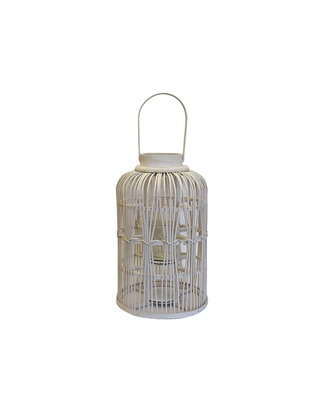 Φανάρι bamboo λευκό 26Χ42/57
