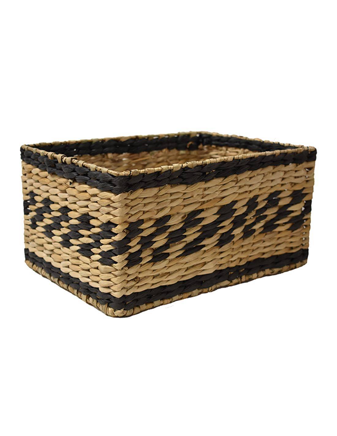 Καλάθι ψάθινο black rush 34Χ24Χ17