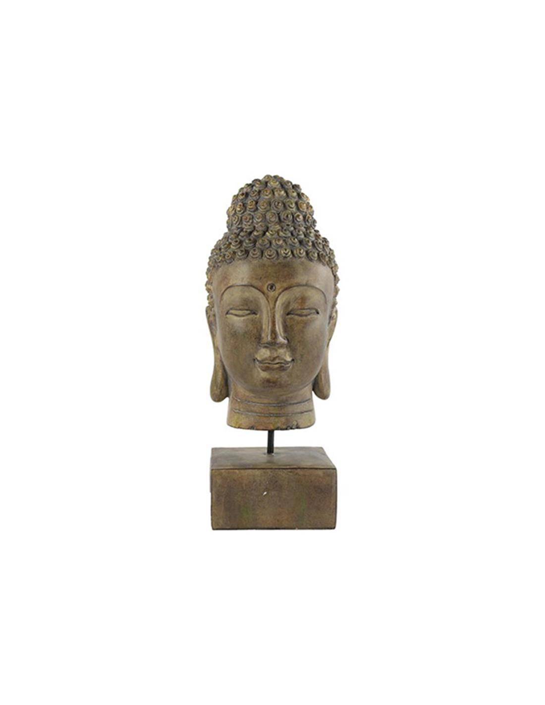 Κεφάλι Βούδα κεραμ. σε σταντ 19Χ41,5