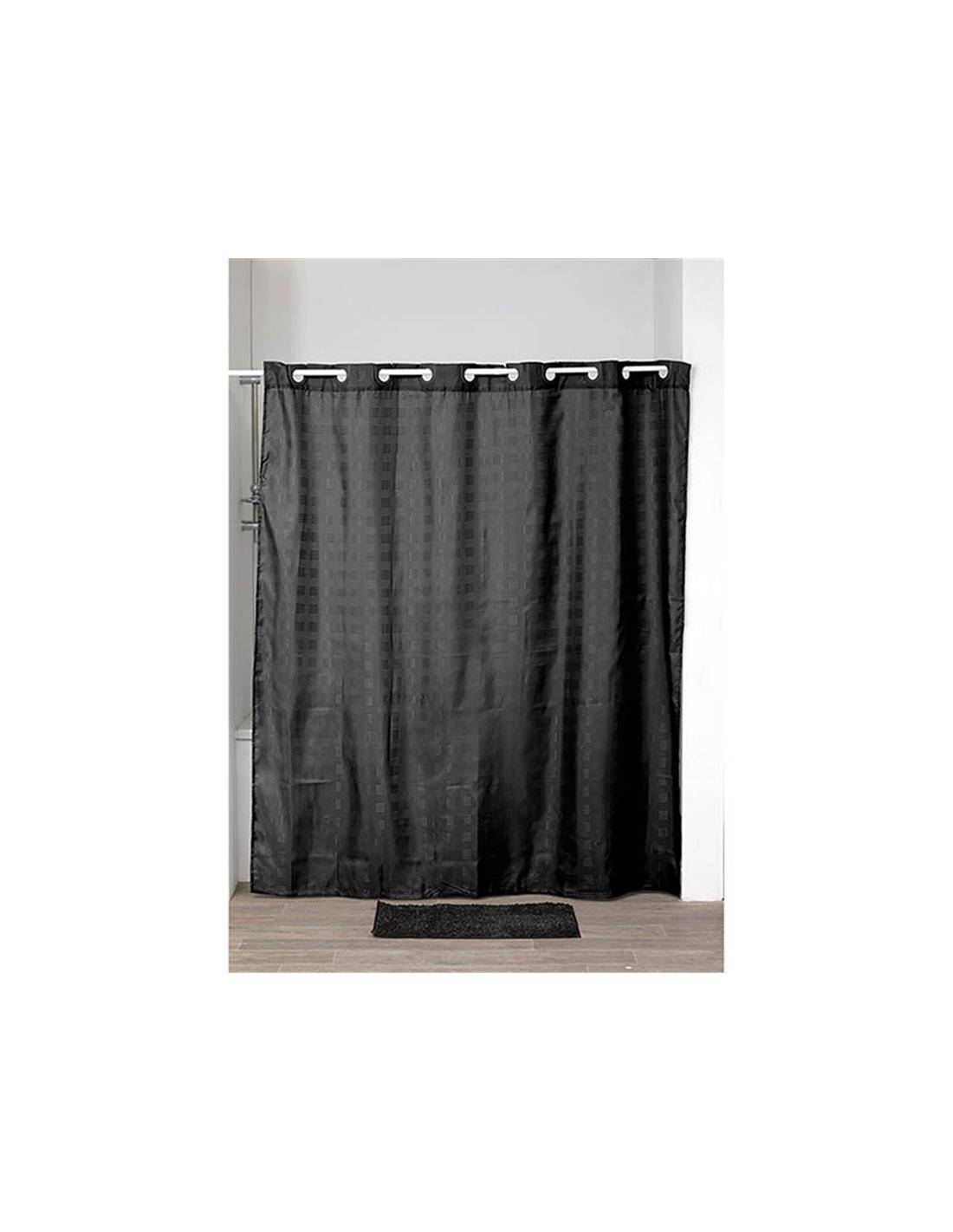 Κουρτίνα μπάνιου polyester BLACK 180Χ200