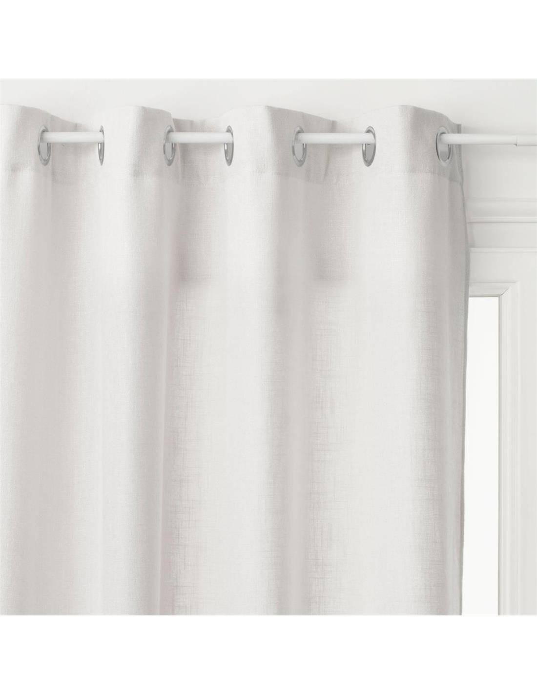 Κουρτίνα polyester λευκή 140Χ260