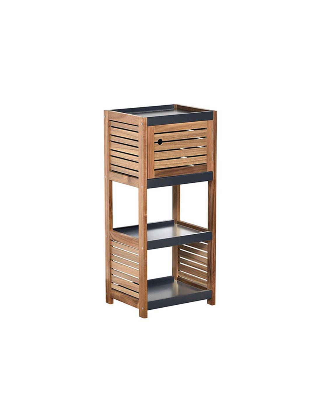 Ντουλάπι  μπάνιου MDF ακακία  με ντουλάπι  37Χ30Χ83