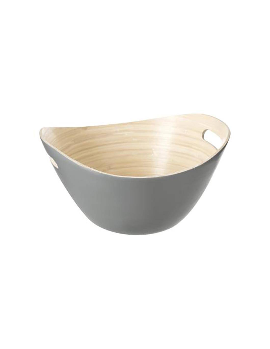 Σαλατιέρα bamboo γκρι χρ. 30Χ26Χ13