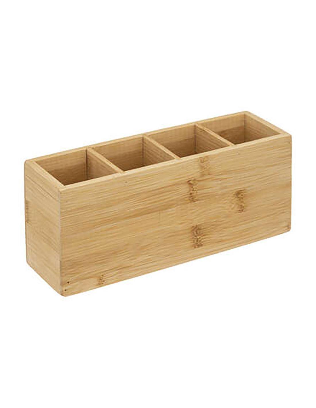 Θηκη οργάνωσης bamboo 4θέσεων  22,5X7,1X9,8