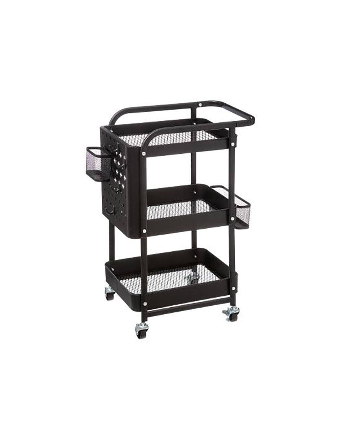 Τρόλευ βοηθ.μεταλ.3ράφια 52,8Χ30Χ76