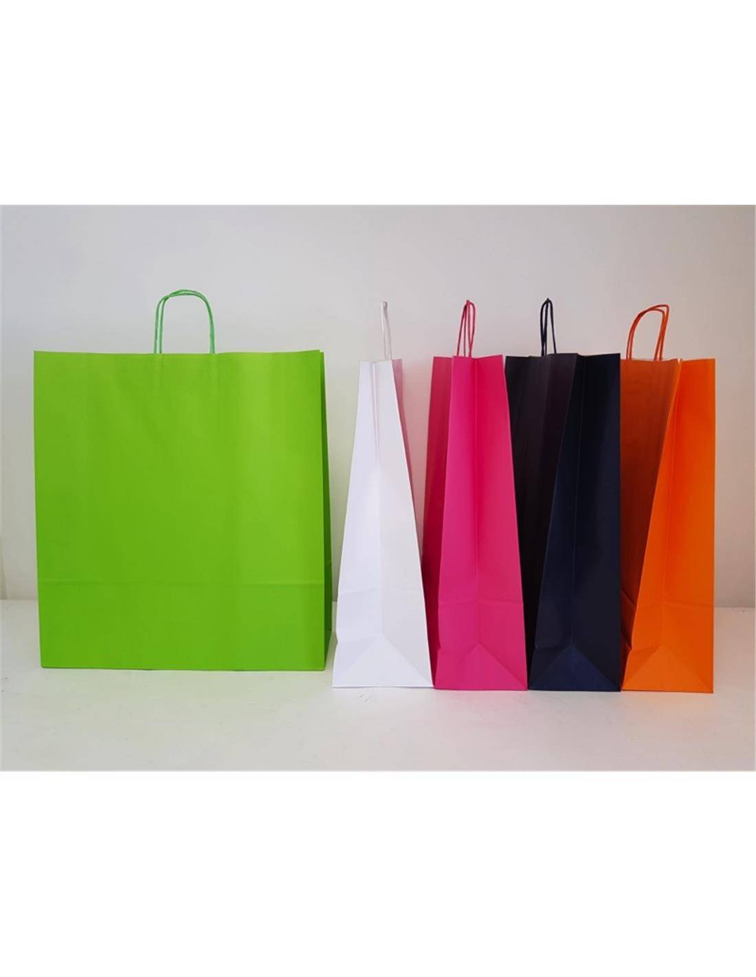 Τσάντα με στριφτό χέρι χρωμ. 45 εκ.