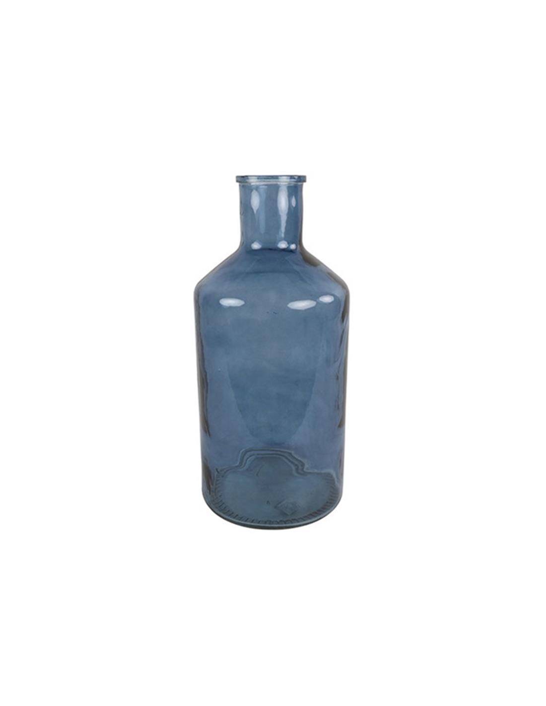 Βάζο μπουκάλι μπλε χρ. 24Χ52εκ.