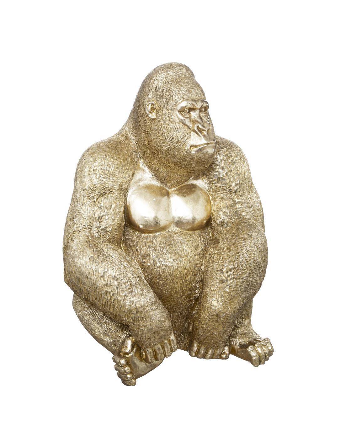 Γορίλας κεραμ.χρυσό 61εκ.