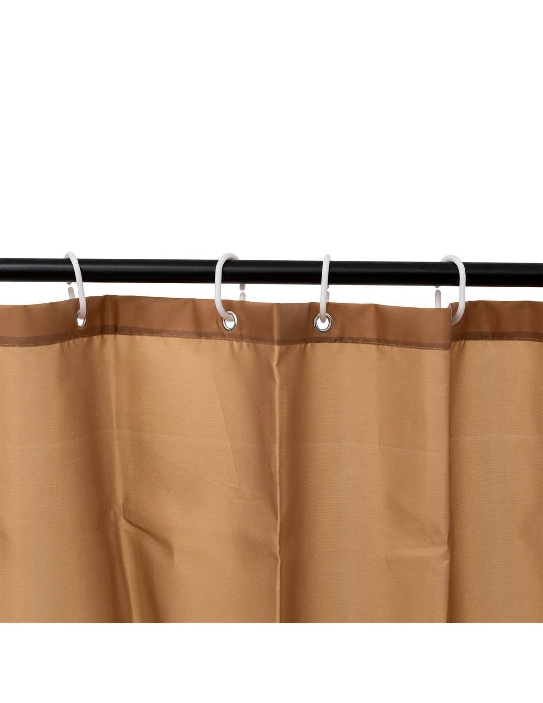 Κουρτίνα μπάνιου μουσταρδί  180Χ200