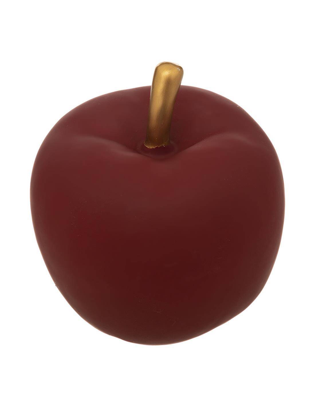 Μήλο κεραμ.βελουδ.κόκκινο 12,5Χ13