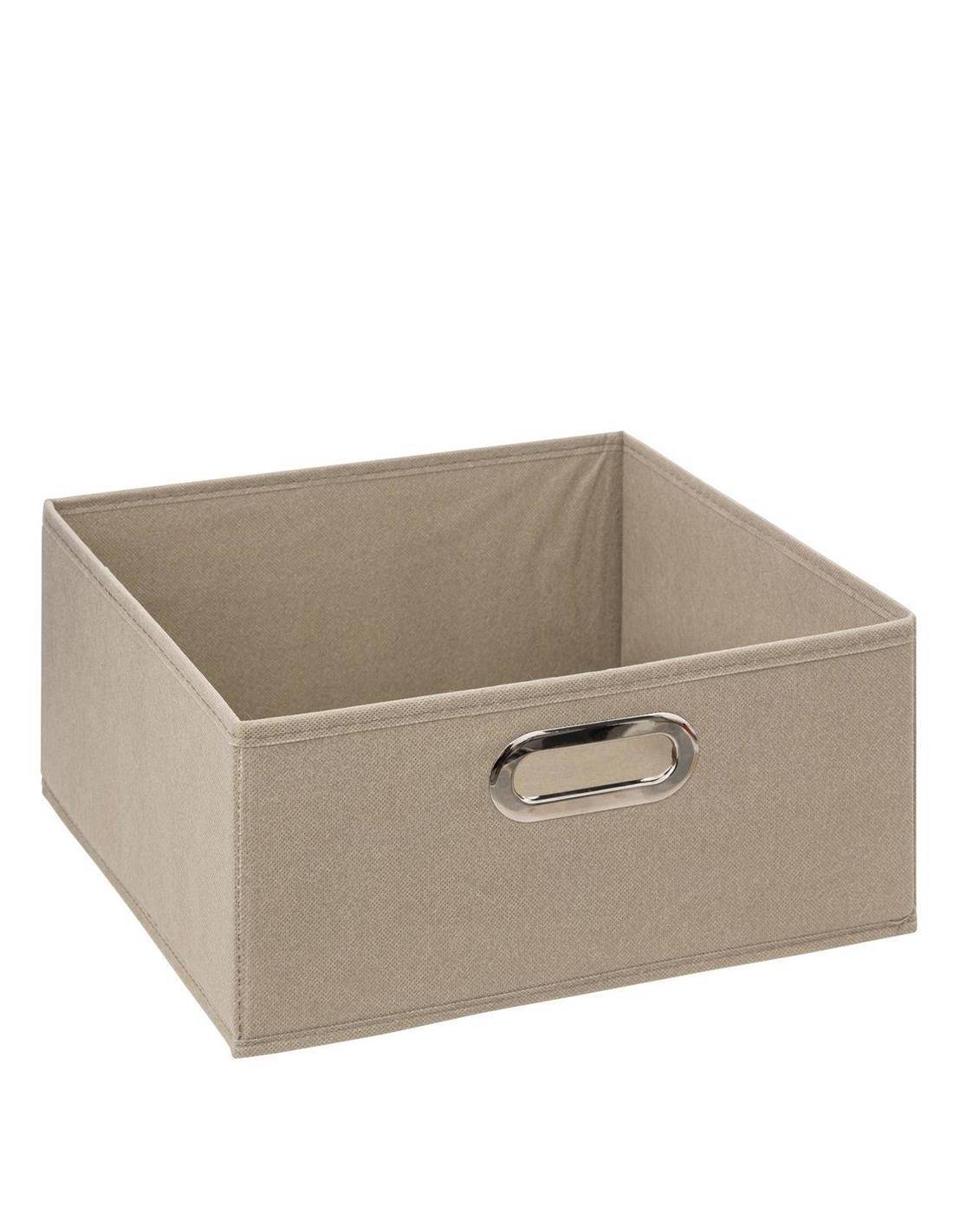 Κουτί αποθ.υφασμ.εκρού 31Χ31Χ15