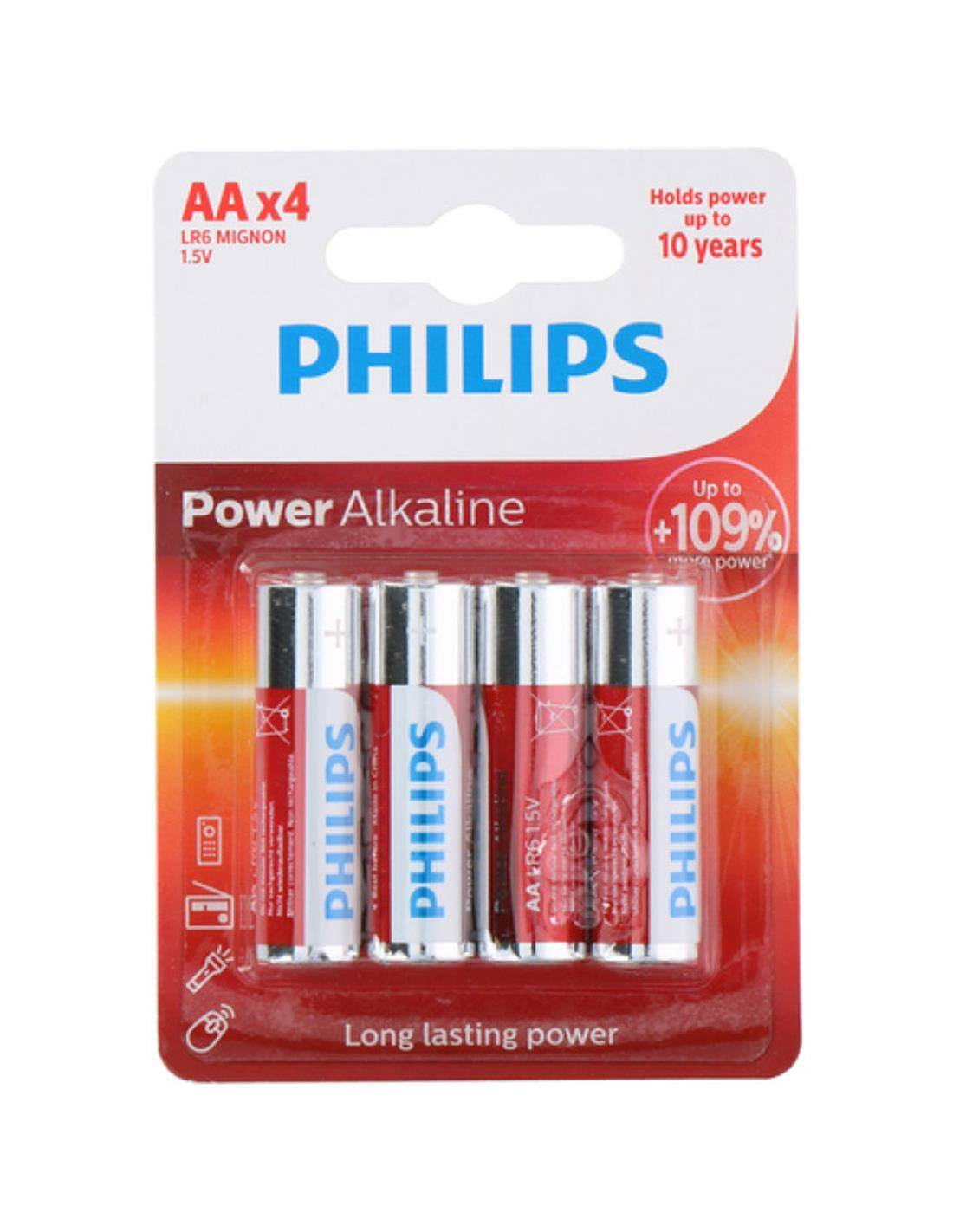 Μπαταρίες ΑΑ Philips σ/4