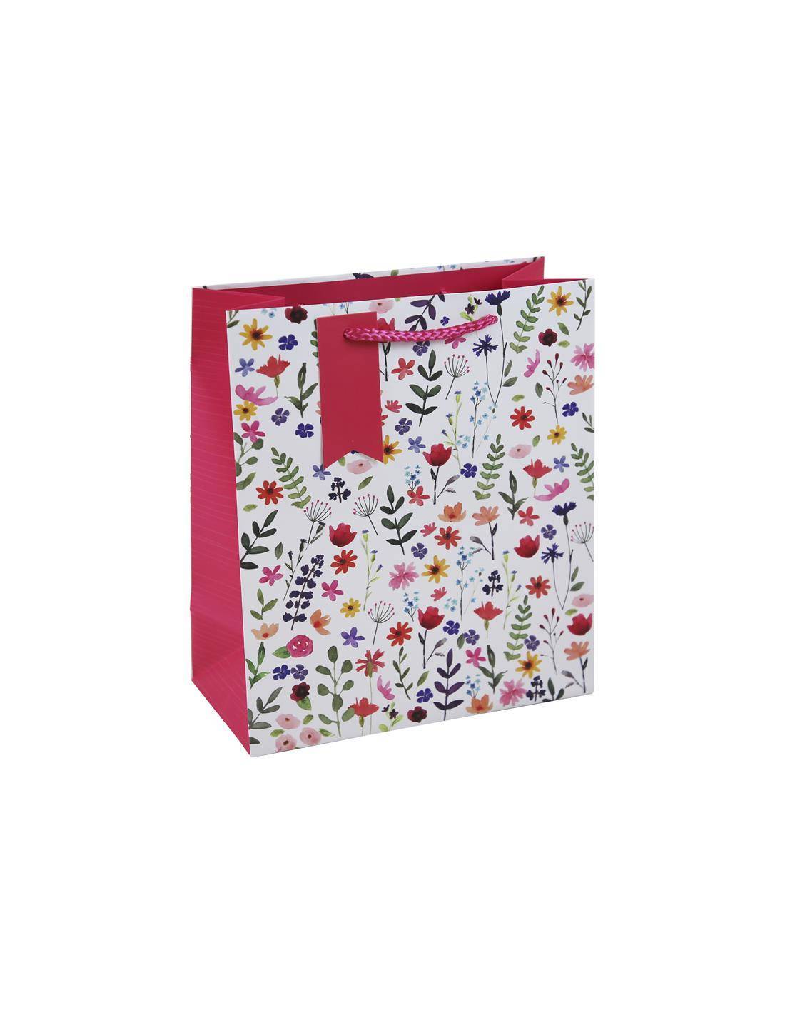 Τσάντα χαρτ.floral