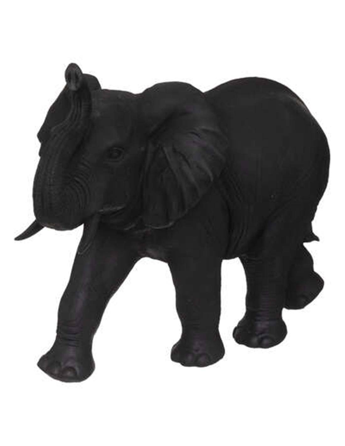 ελέφαντας διακ.εξωτ.polyresin μαύρος 67,5Χ30,5Χ50