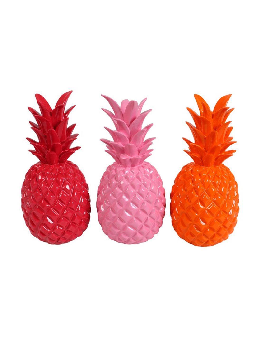 Ανανάς κεραμ.ΝΕΟΝ 3χρ. 13,5x28,5cm