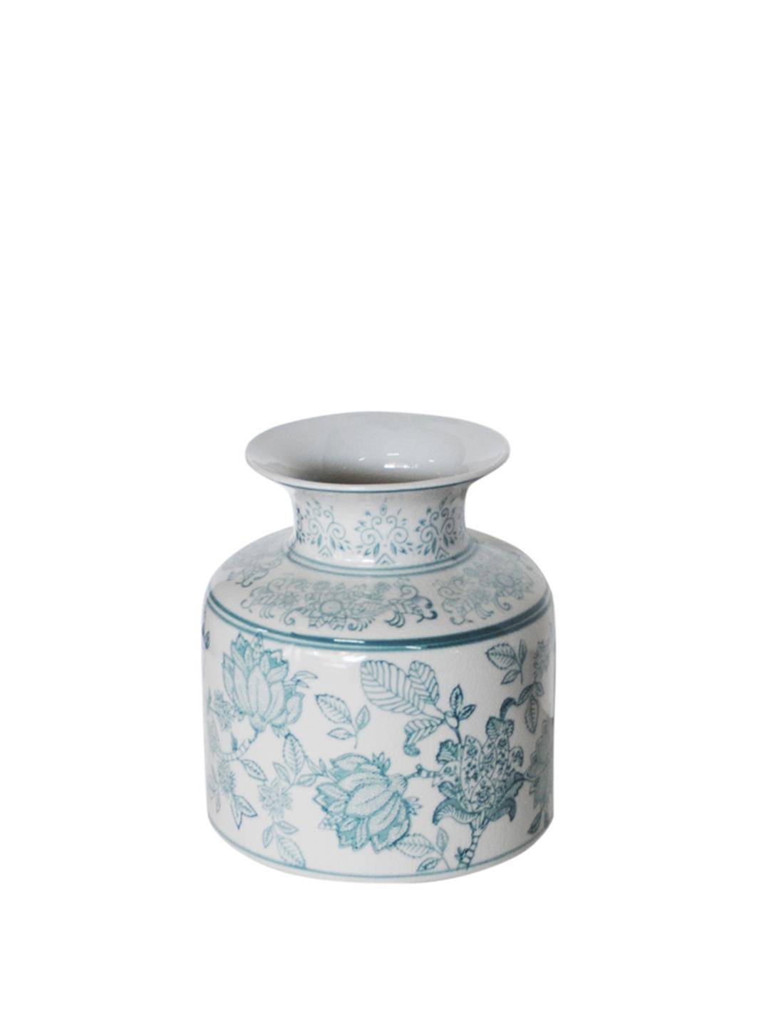 Βάζο celadon green porc.flower 18x20cm