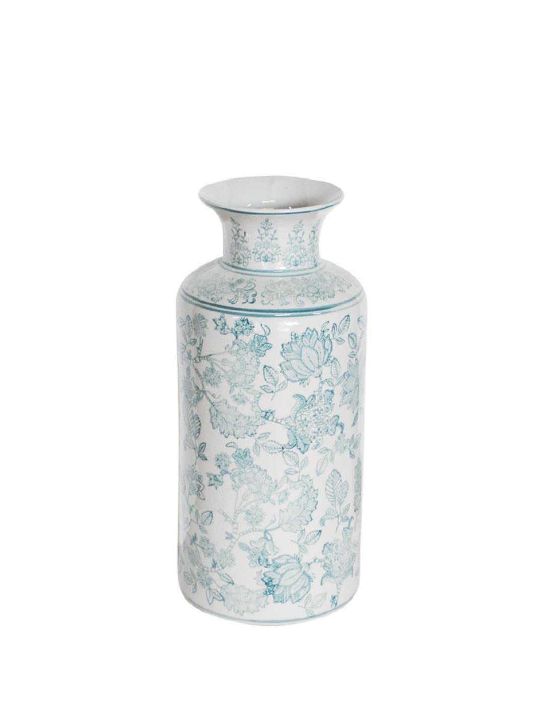 Βάζο celadon green porc.flower 18x41cm