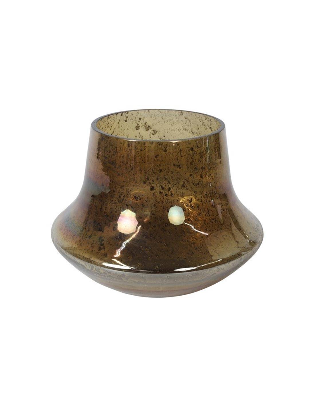 Βάζο γυάλ. Καφέ Φ23 Η18cm