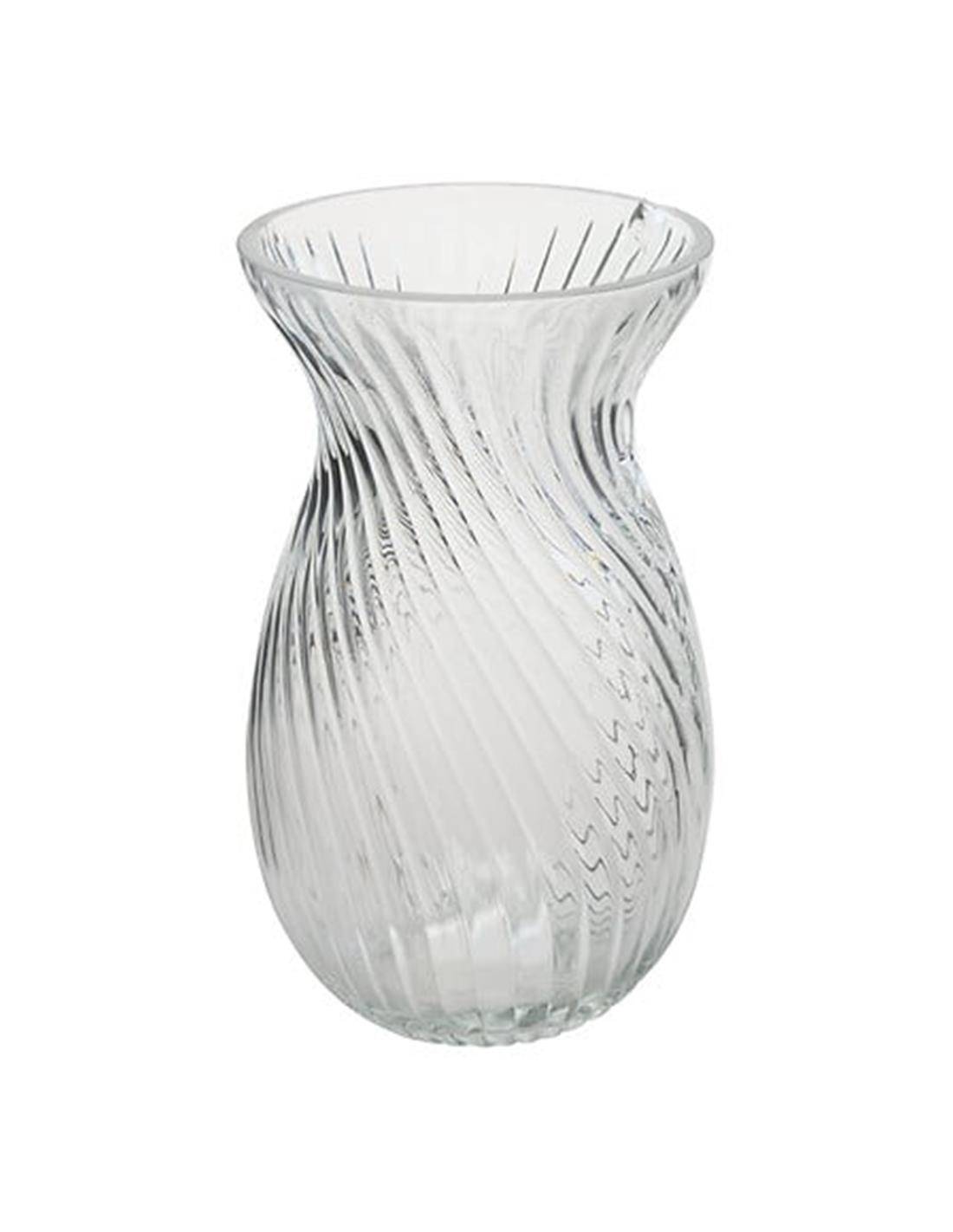 Βάζο γυάλινο διάφανο 12x20cm