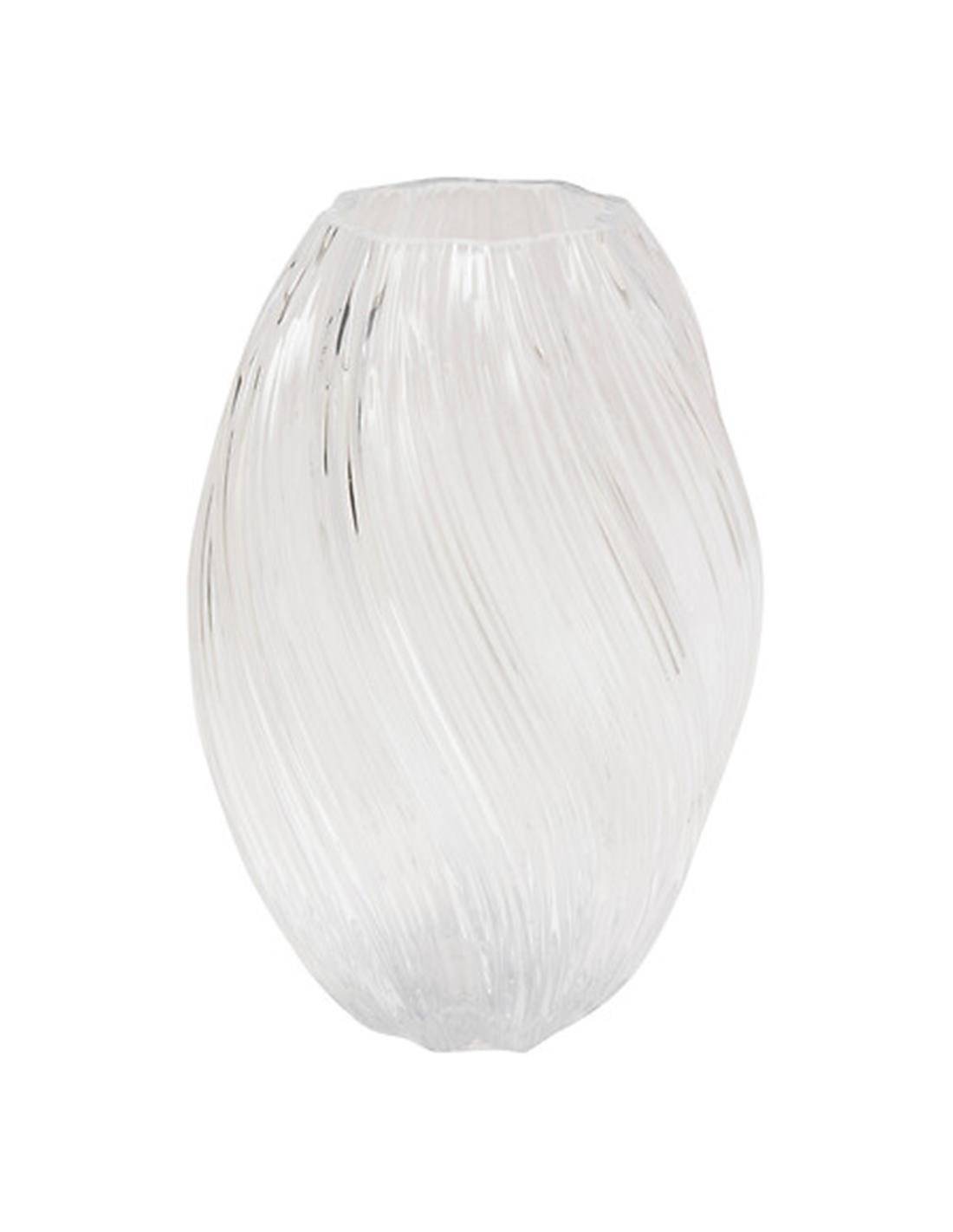 Βάζο γυάλινο διάφανο 17x27cm