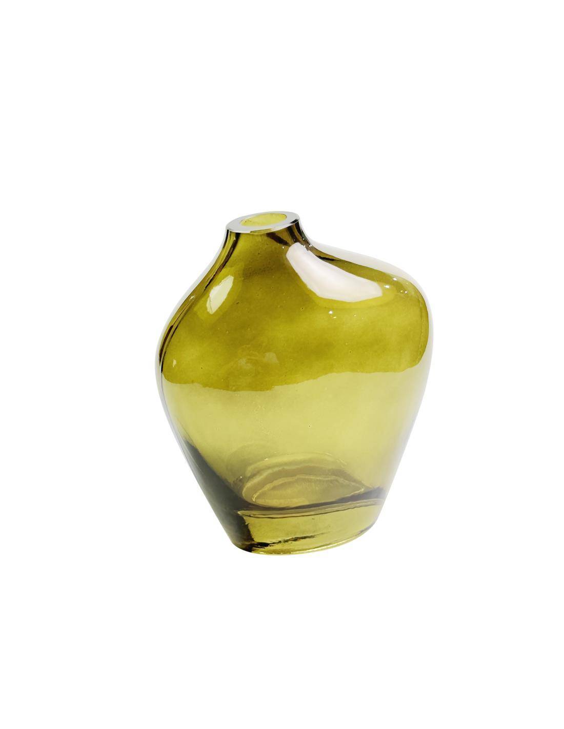 Βάζο γυάλινο πράσινο 15Χ8,5Η17cm