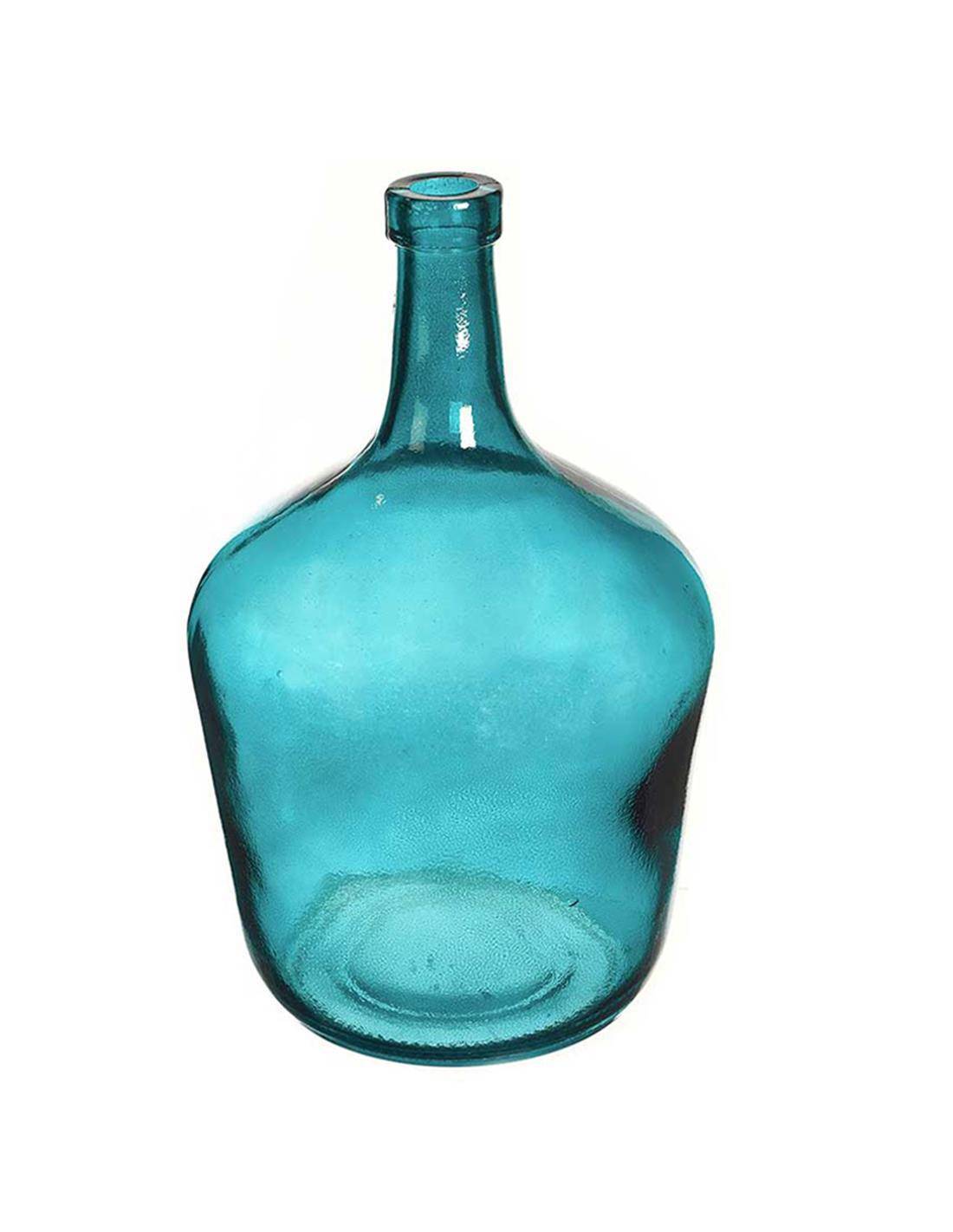 Βάζο/καράφα γυάλ.μπλε/ψηλό στόμιο 2L/ 15,5x25cm