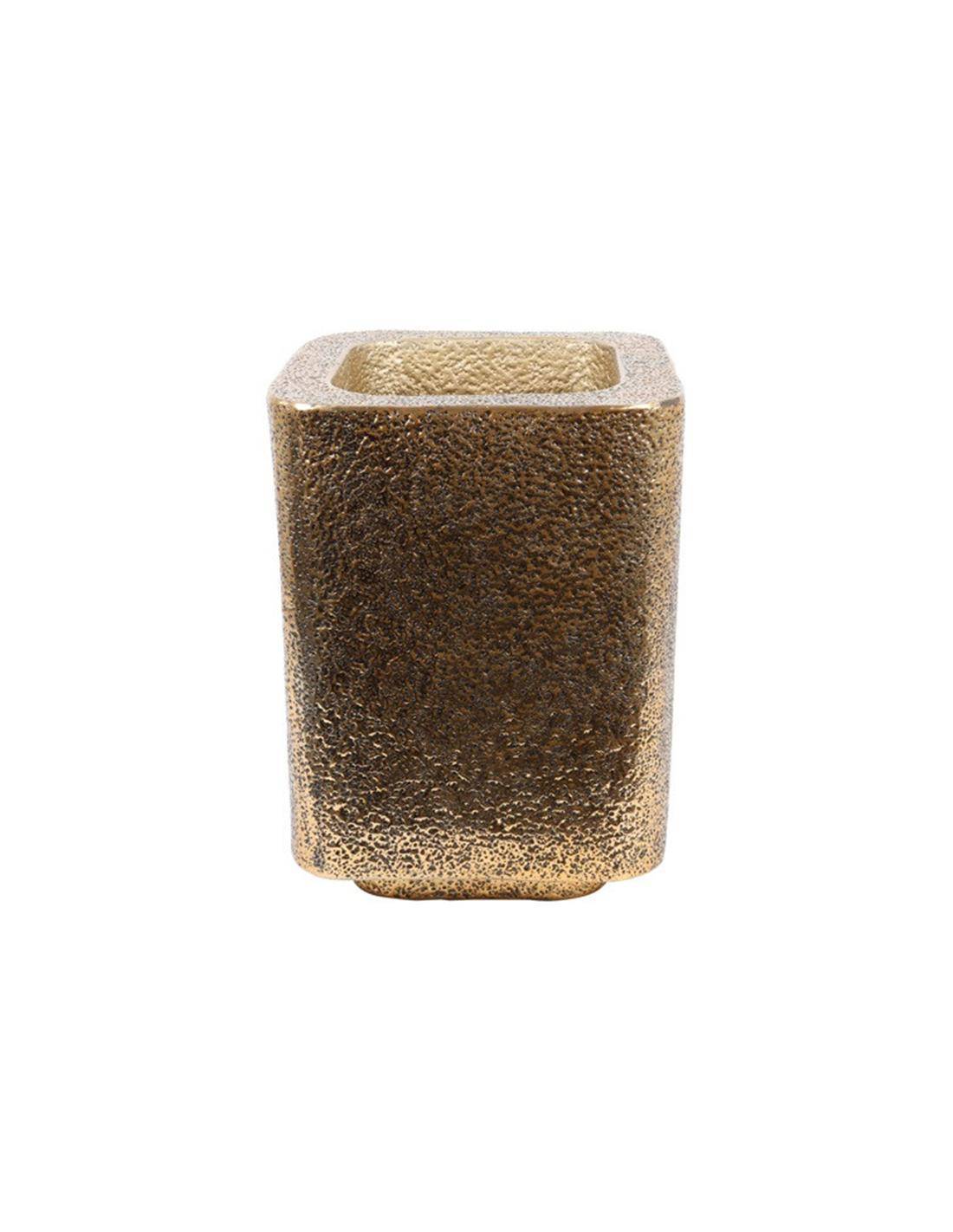 Βάζο Κασπώ  μεταλ. χρυσό  45.5Χ45.5x62,5cm