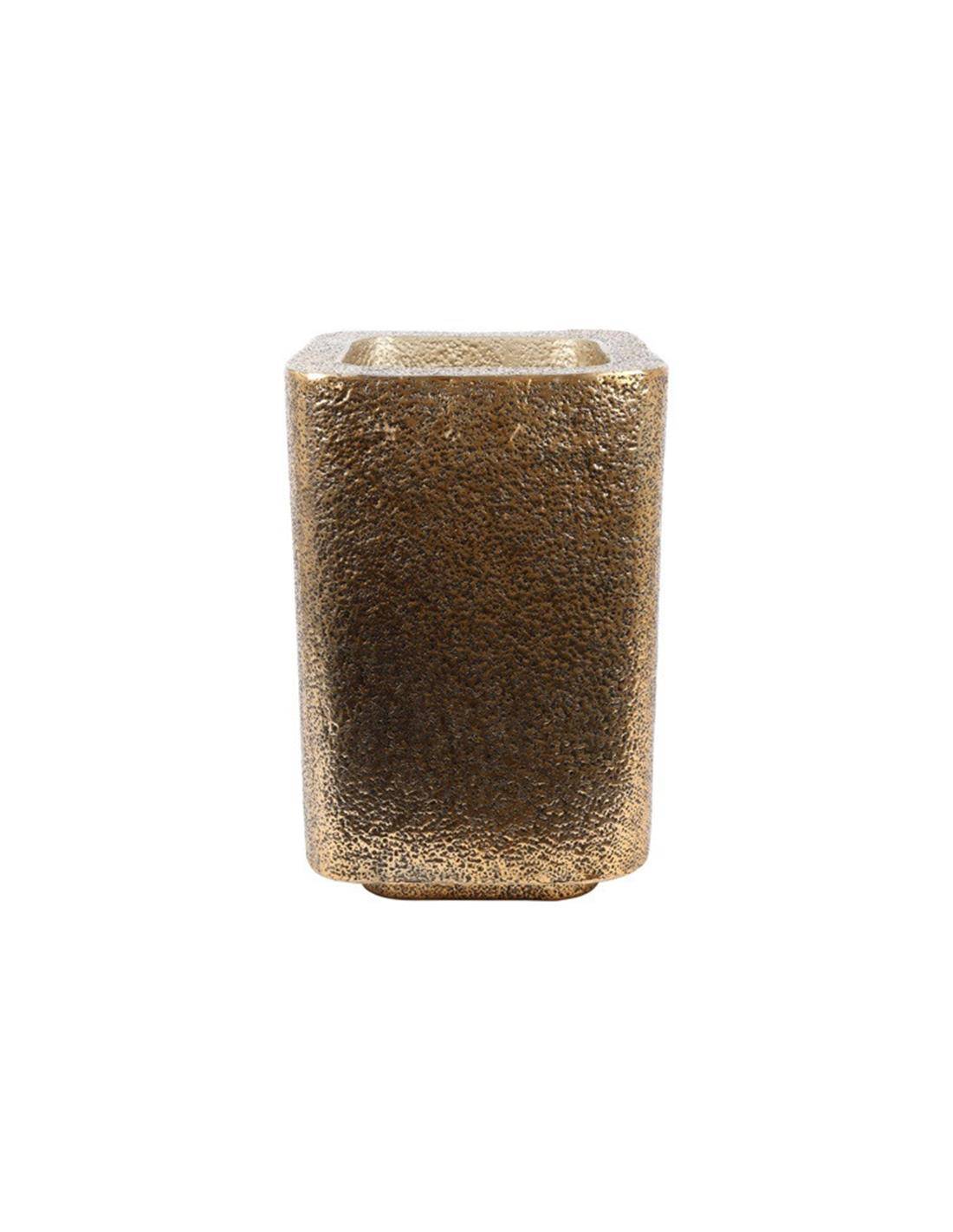 Βάζο Κασπώ  μεταλ. χρυσό 49Χ49Χ77cm