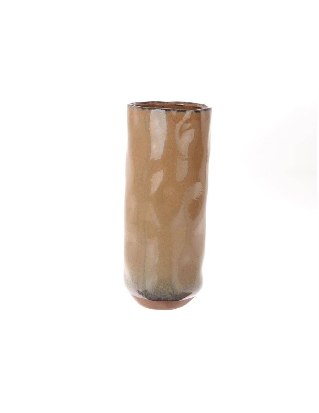 Βάζο κεραμ. Coffee Φ16,5 Η38,5cm