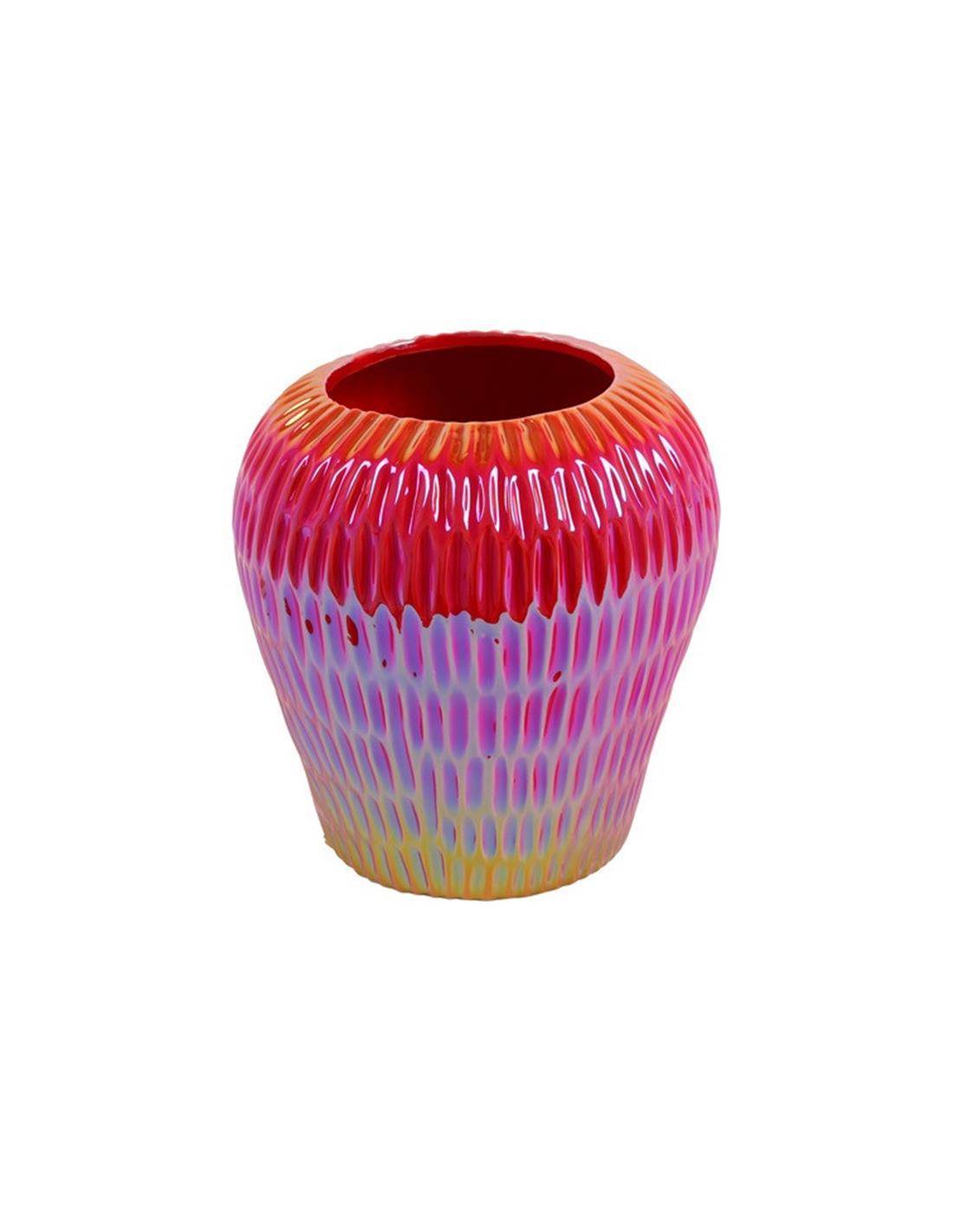 Βάζο κεραμ.φράουλα NEON 17,2Χ18
