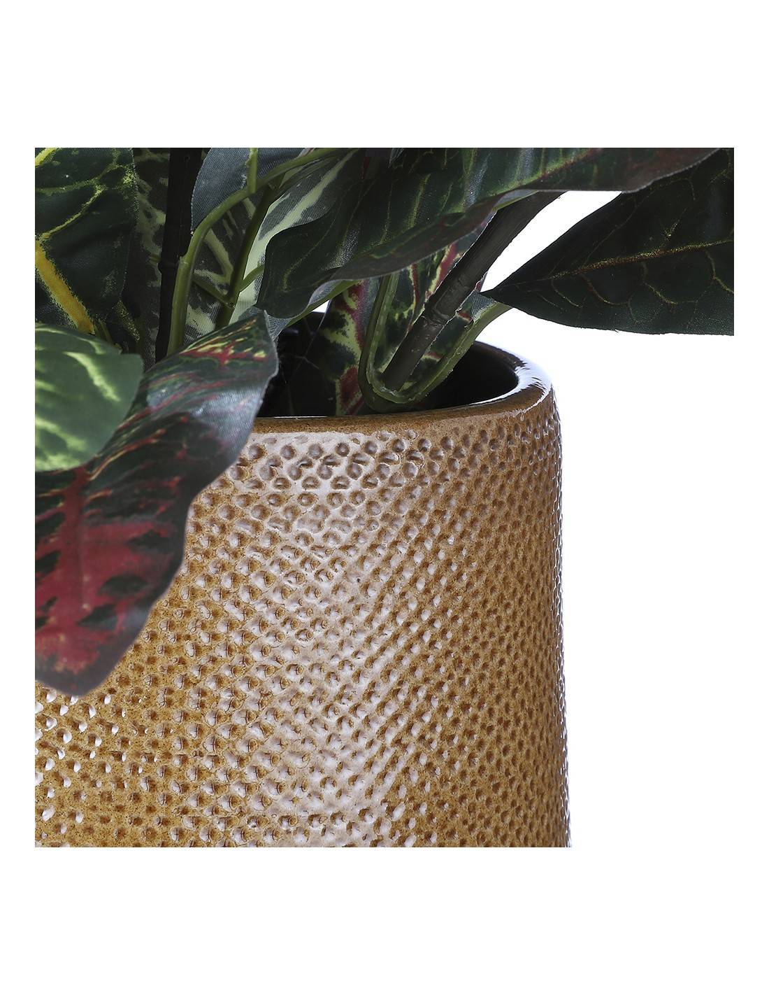 Βάζο κεραμ.GABRIEL ώχρα 21Χ35