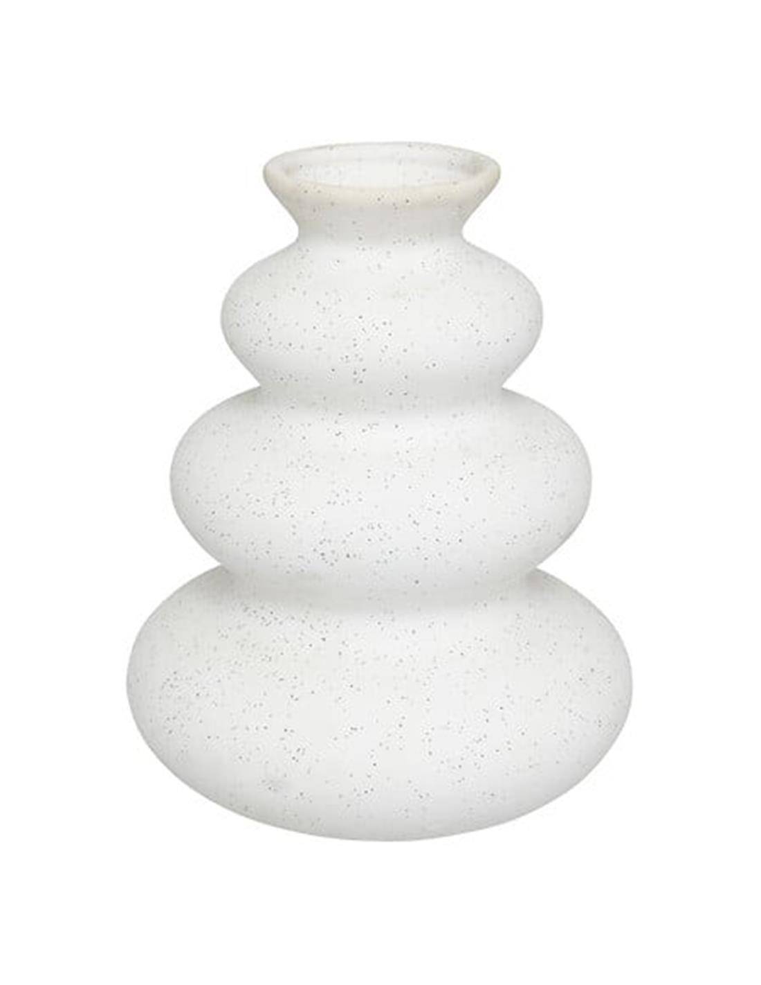 Βάζο κεραμικό λευκό 16,3 x 19,7 cm