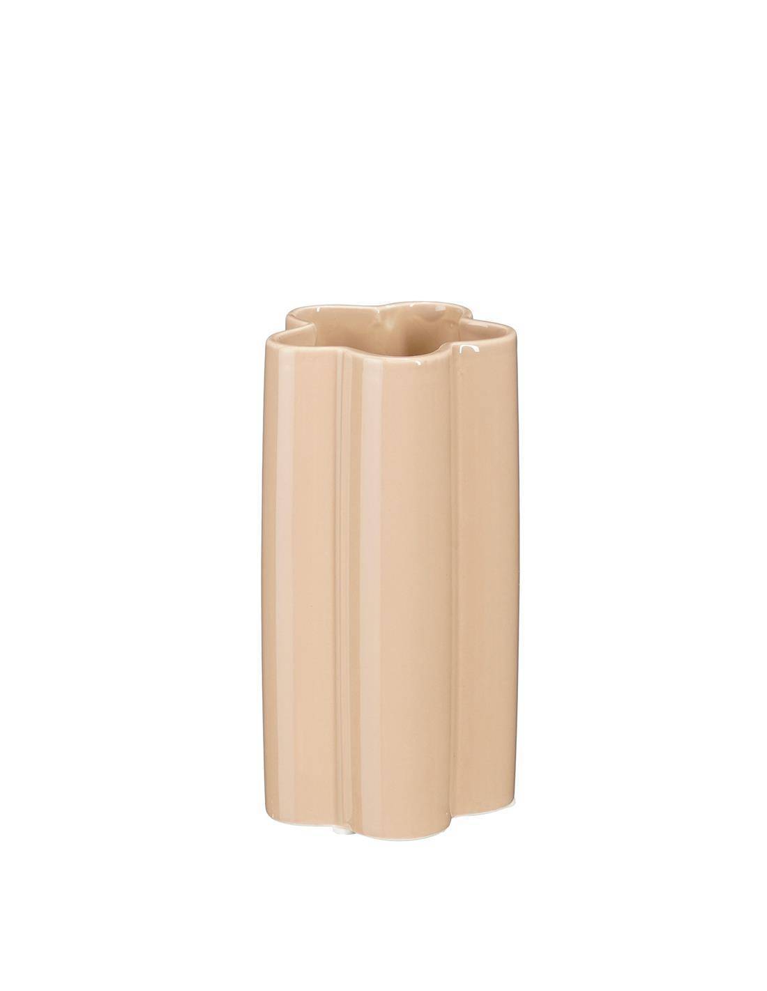 Βάζο ροζ κεραμικό Φ10Η18cm