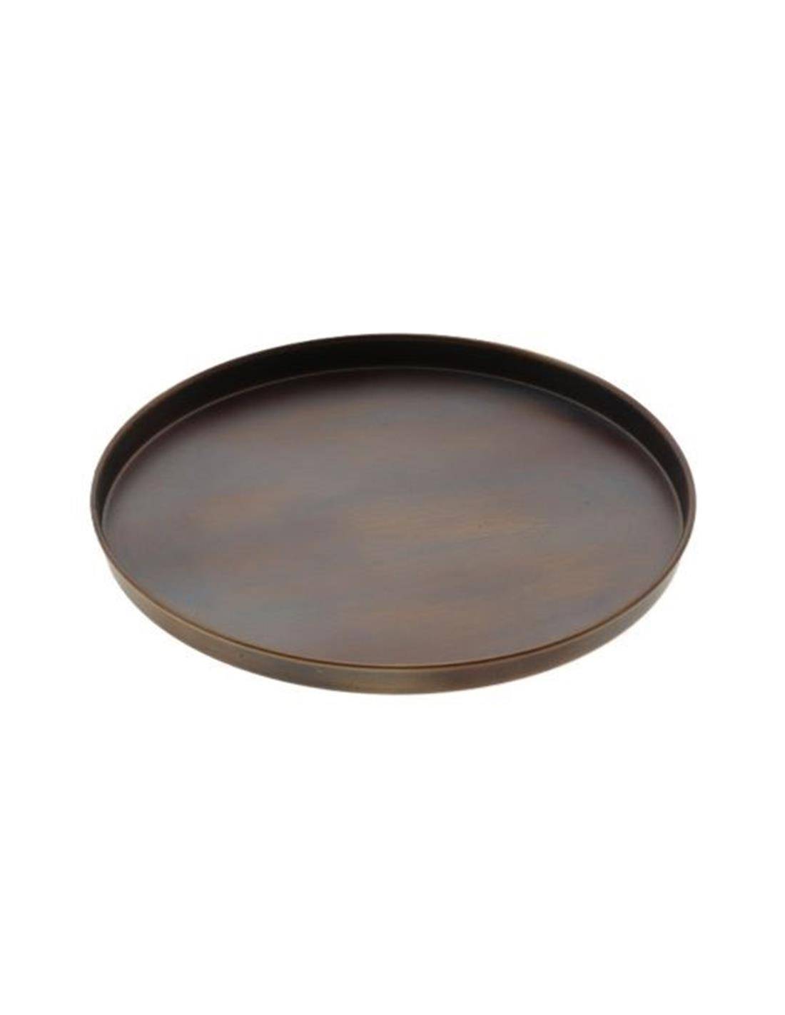 Δίσκος μεταλ.καφέ/χρυσό Φ25Χ2