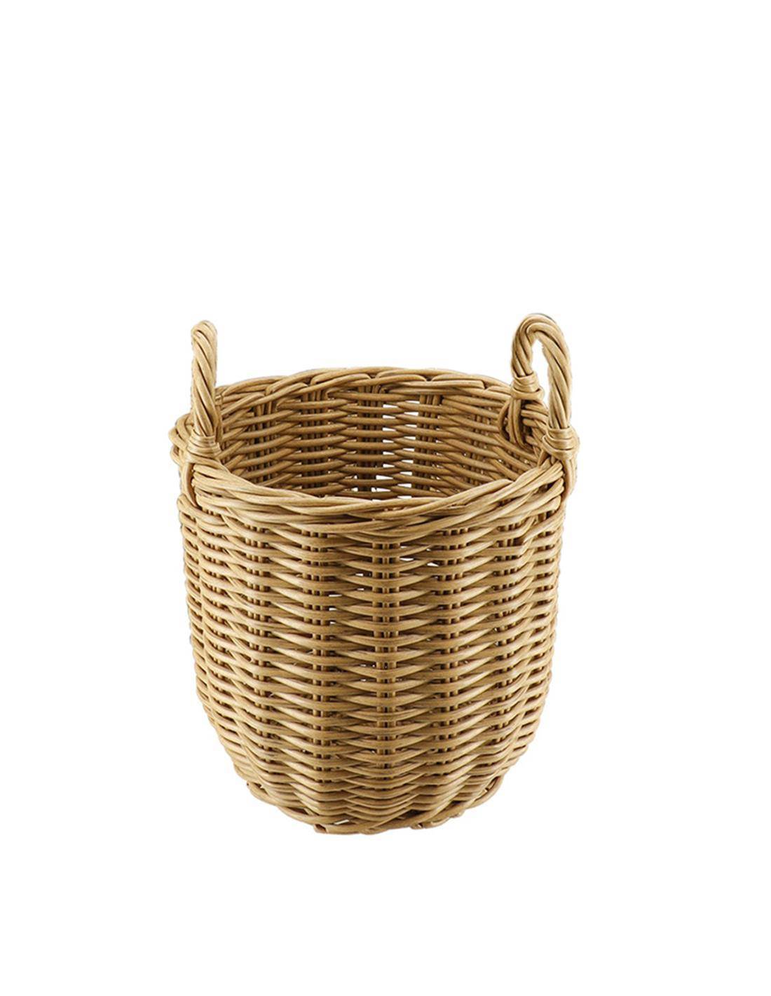 Καλάθι εξ.χώρου pp ανακ.wicker φυσικό 29X29