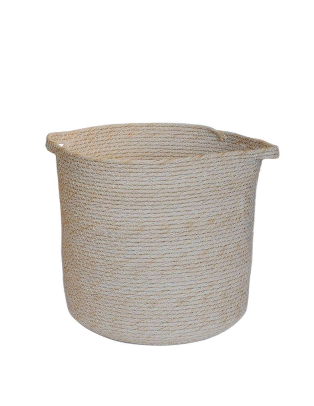 Καλάθι ψάθινο εκρού 31Χ32