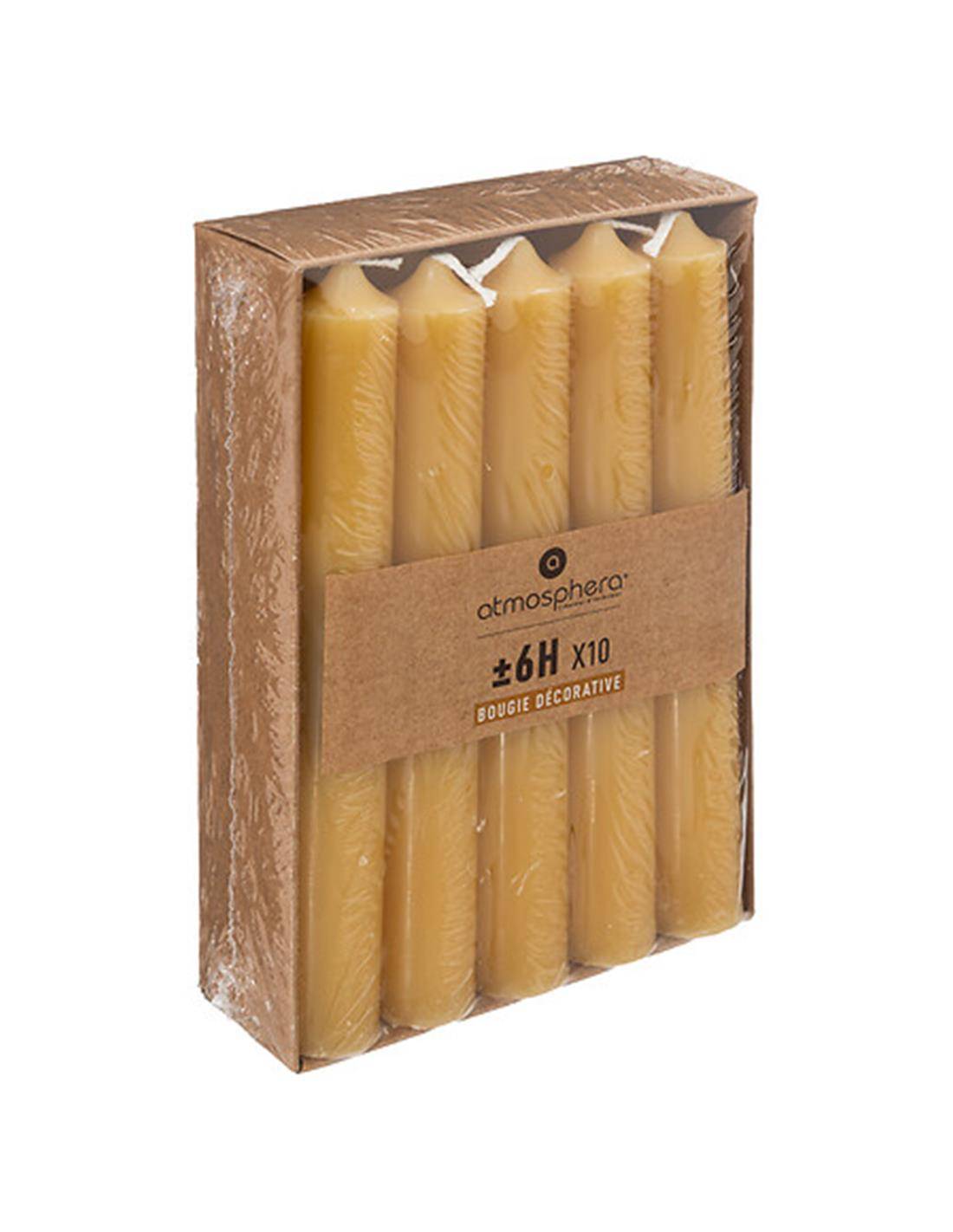 Κερί κηροπήγιο 16εκ. κίτρινο  σ/10