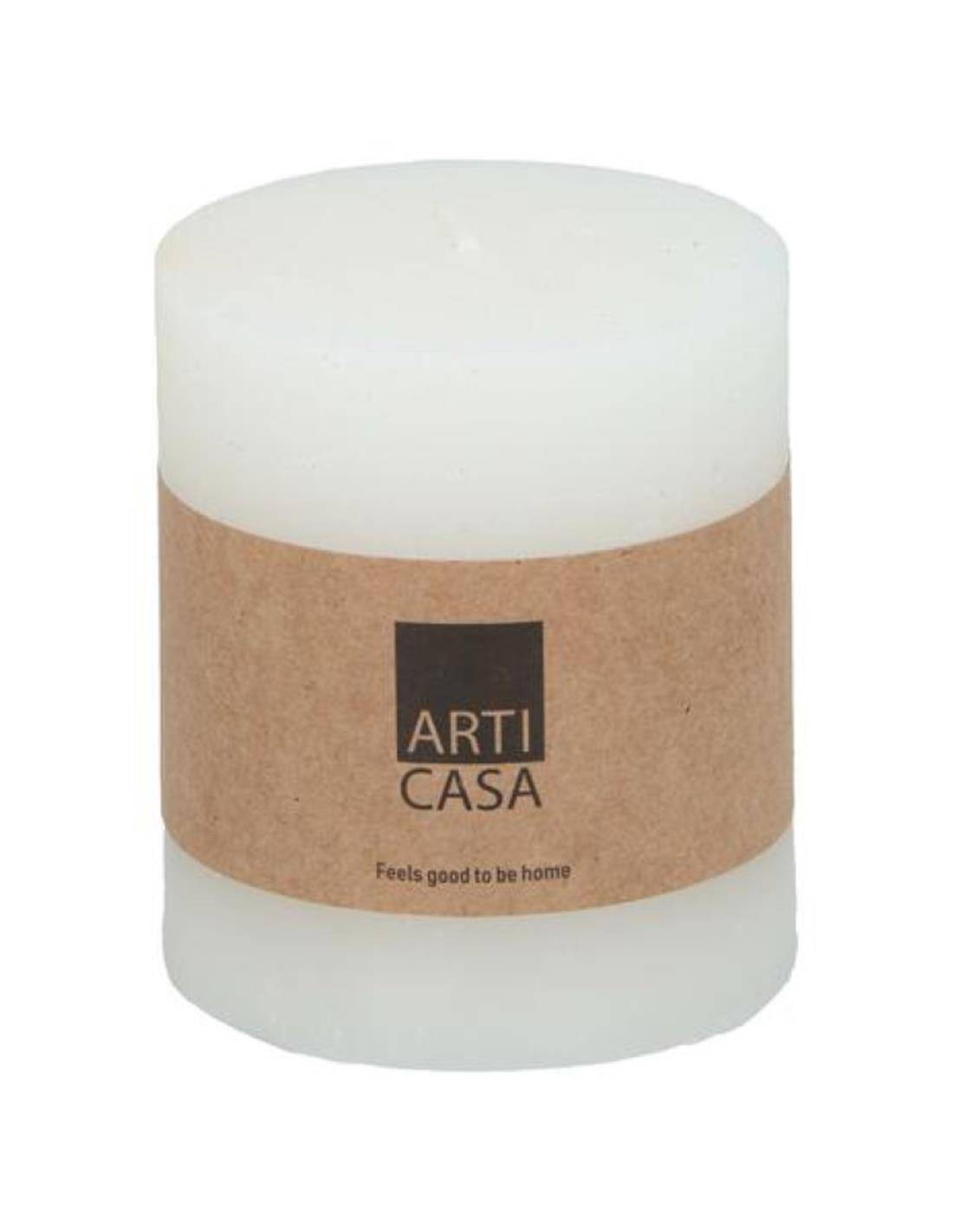 Κερί κορμός λευκό Φ7 Η8cm