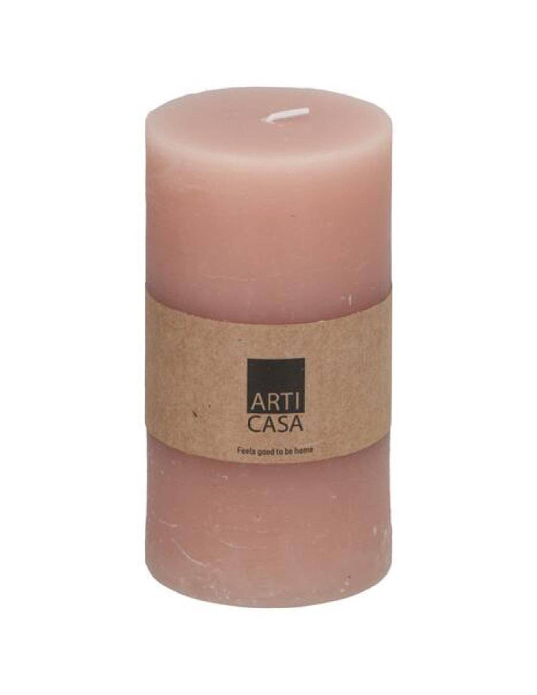 Κερί κορμός ροζ Φ7 Η13cm