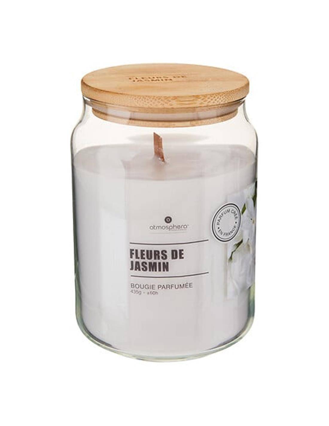 Κερί σε γυαλ.βάζο "Jasmine" 435gr/9x13cm