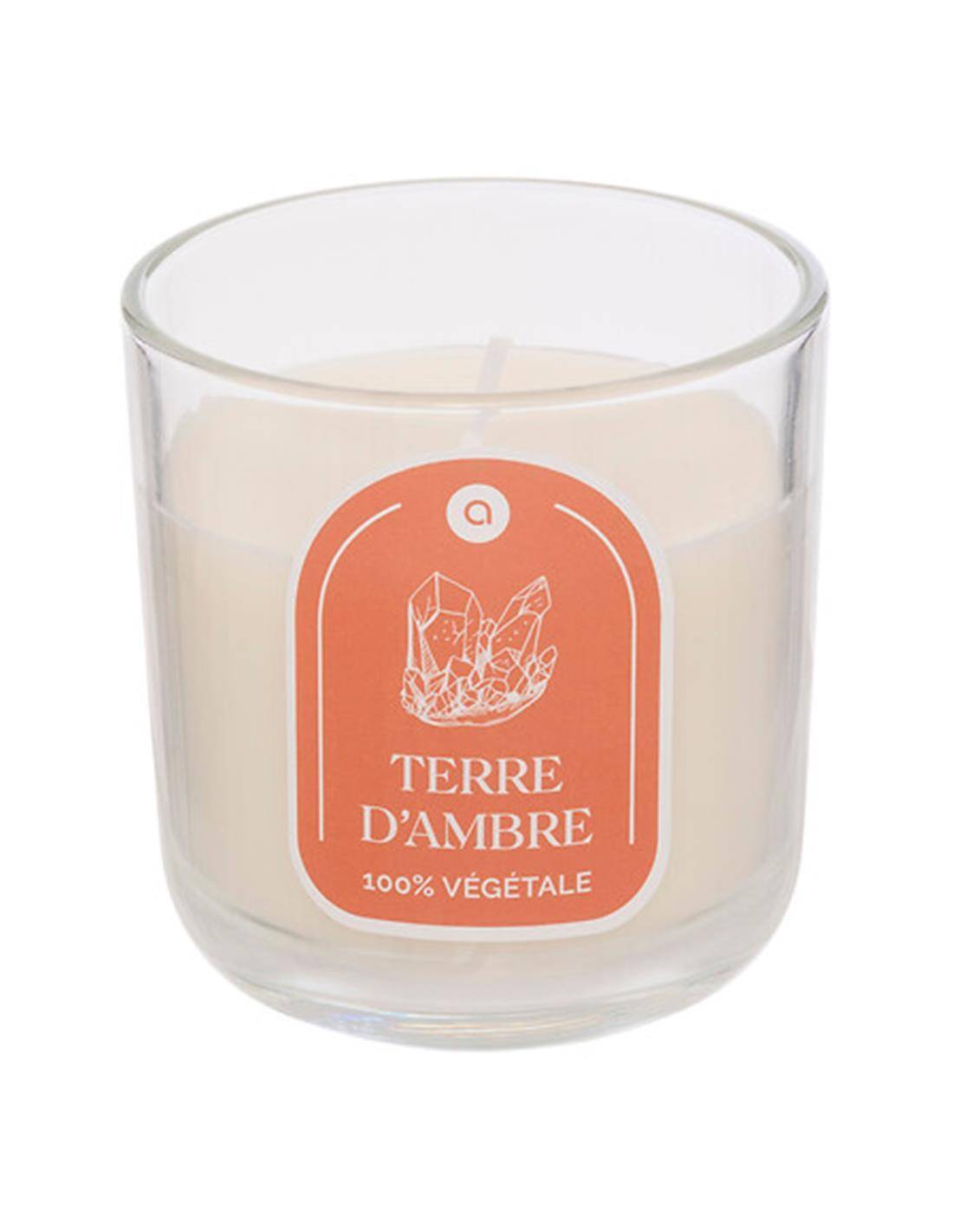 Κερί σε γυαλ.ποτήρι ambre 115gr/Φ7Η7,3cm